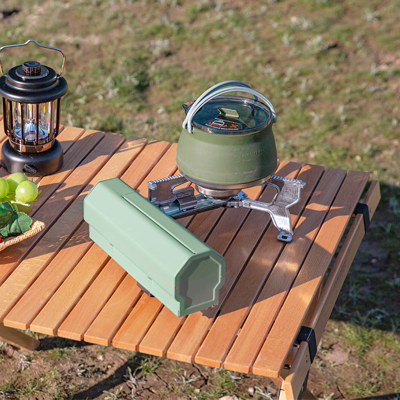 Home Finds - Camping Gas Stove Portable Folding Cassette Stove Outdoor Hiking BBQ Travel Cooking Grill Cooker Gas Burner Food Heating Tool Kitchen Gadgets