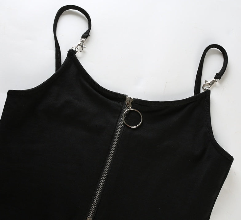 ZIPPER HOOKS BODYSUIT
