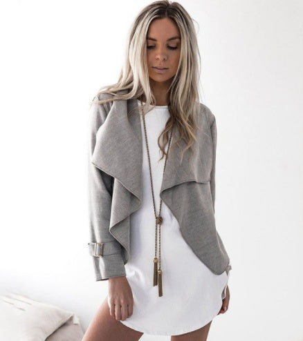 speed sells autumn and winter new women's clothing Europe and the United States explosions irregular woolen coat