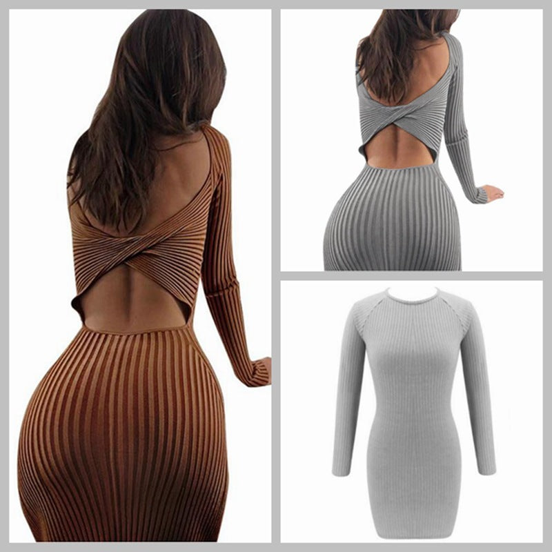 Long sleeve hip dress