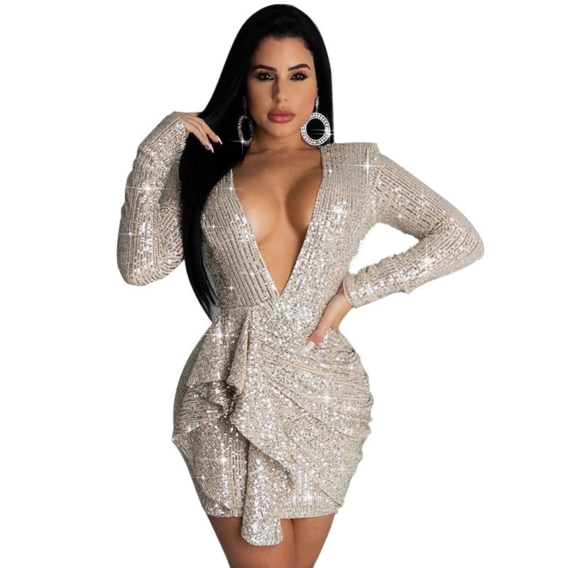 A sexy dress with a low back