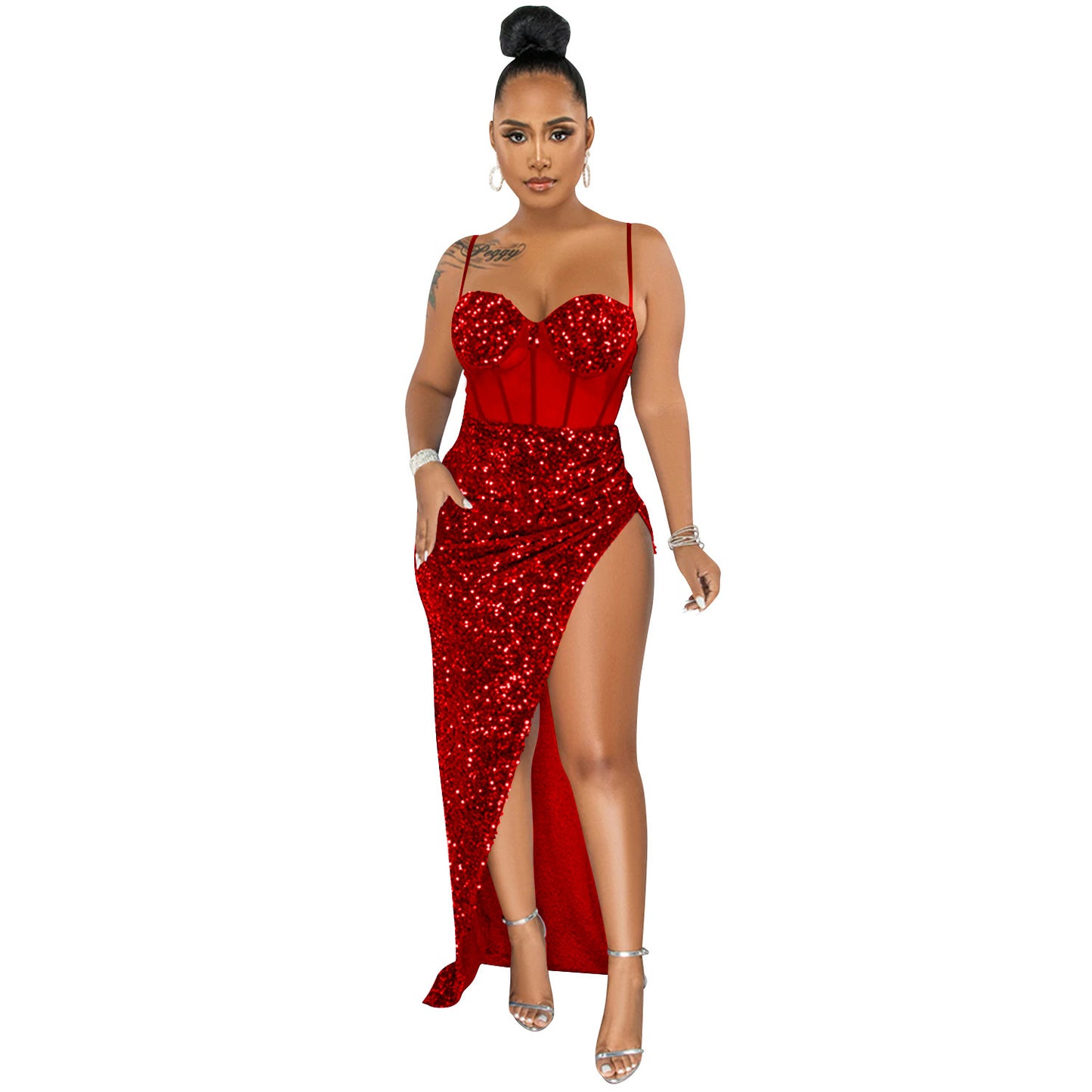 Sling Mesh Dress