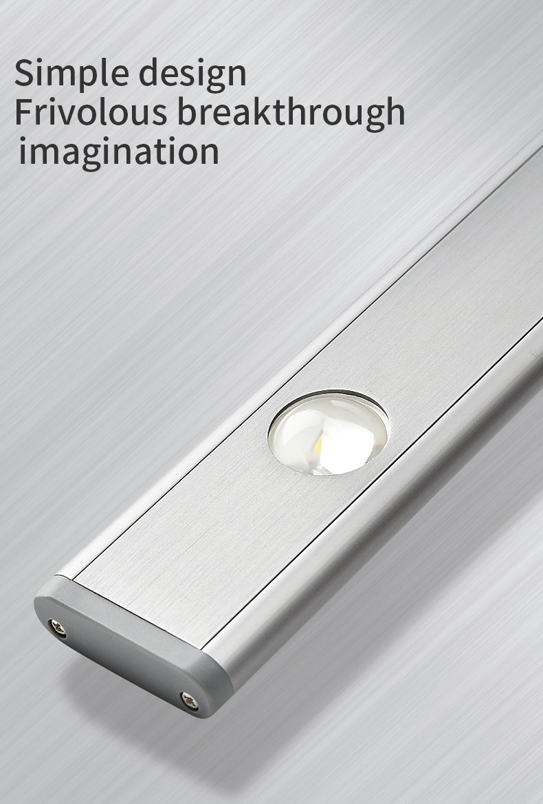 Motion Sensor Lamp Under The Cabinet Dimmable Cabinet Lamp Rechargeable Magnetic Suction Installation Kitchen Night Light Wardrobe Lamp