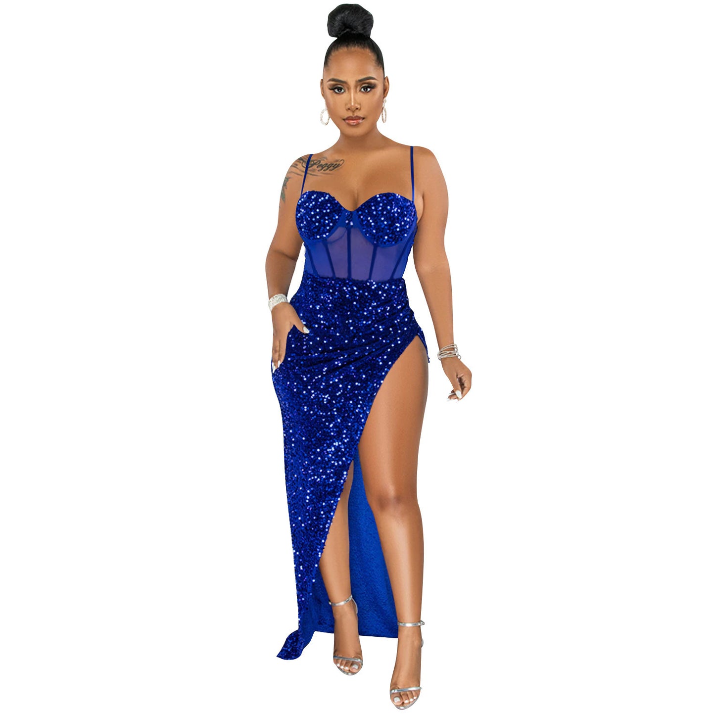 Sling Mesh Dress