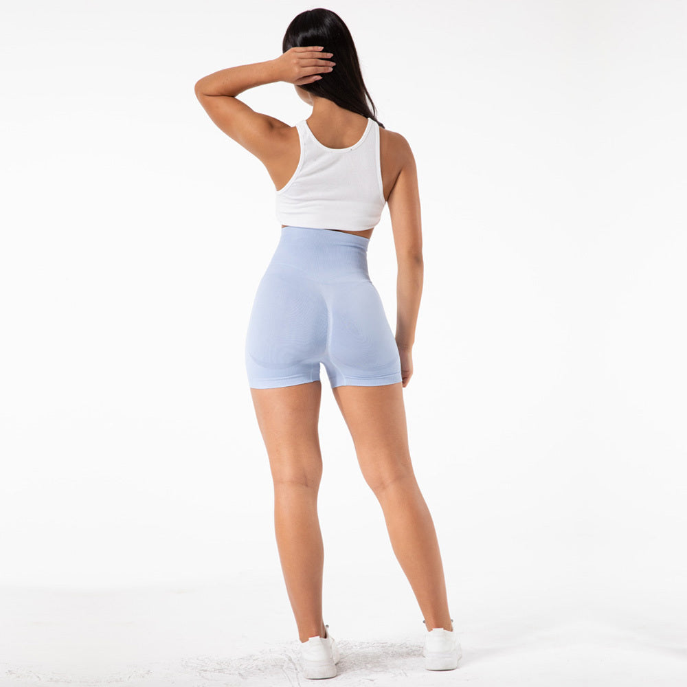 Seamless BabyBlue Gym Shorts