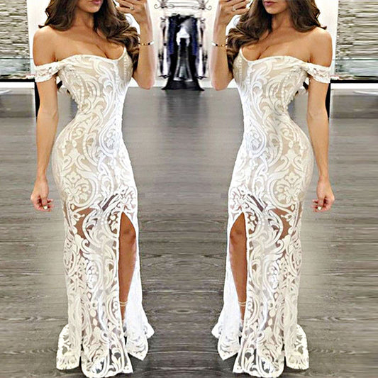 Elegant Split Dress