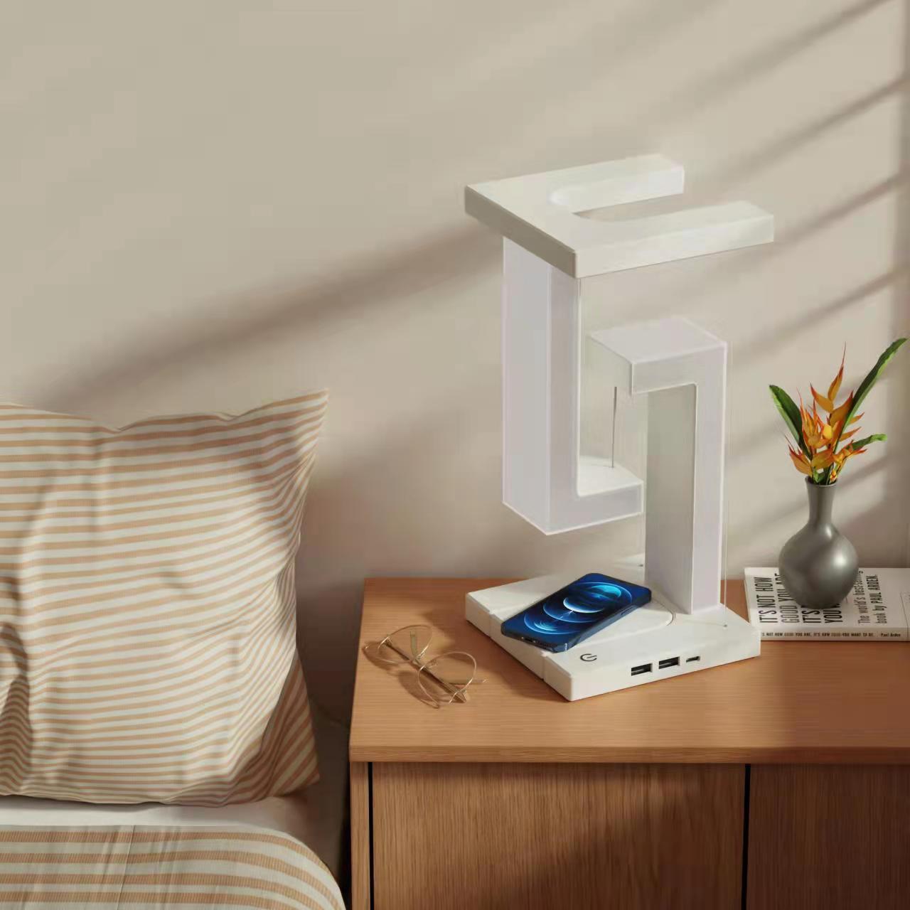 Home Finds - Anti Gravity Wireless Charging Table Lamp