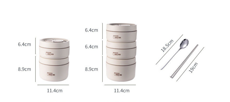Portable Self-heating Japanese Thermal Insulation Lunch Box