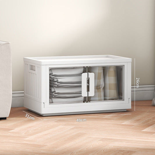 Home Finds - Folding Transparent Plastic Storage Box