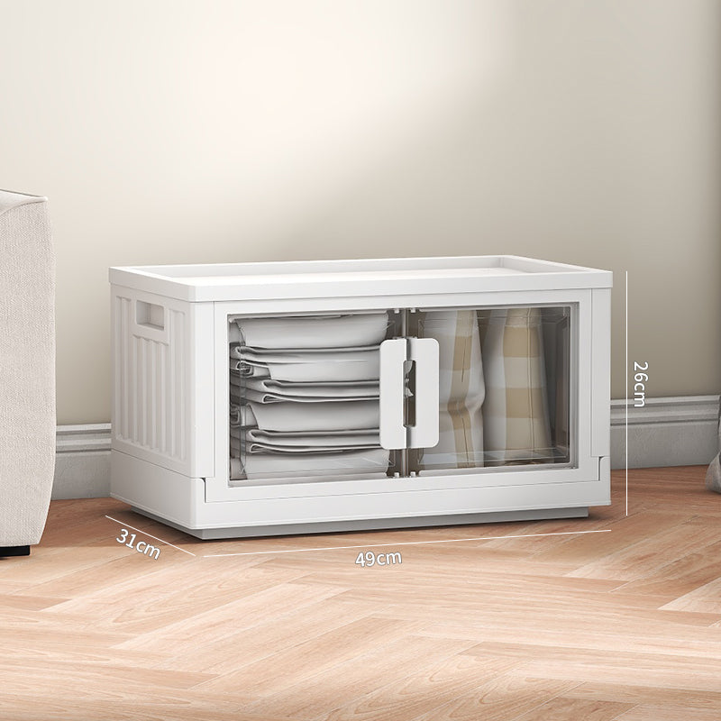 Home Finds - Folding Transparent Plastic Storage Box