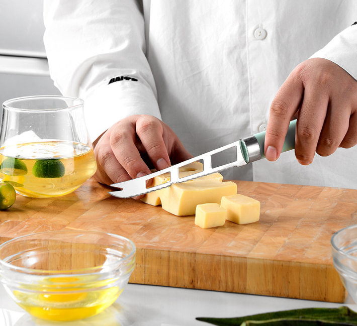 Home Finds - Creative Plastic Handle Stainless Steel Kitchen Utensils
