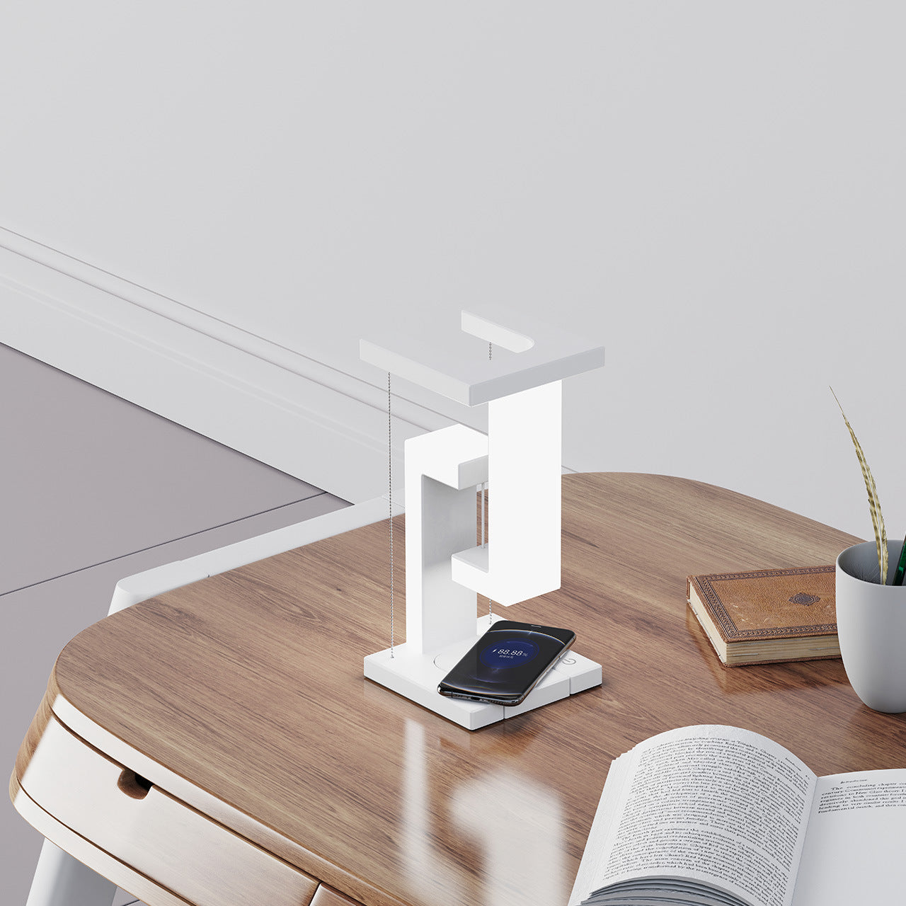Home Finds - Anti Gravity Wireless Charging Table Lamp