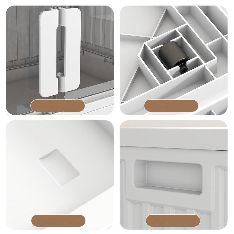 Home Finds - Folding Transparent Plastic Storage Box