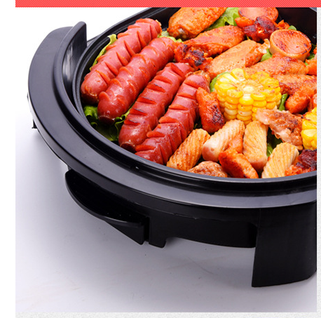 Home Finds - Barbecue Integrated Pot Dual Temperature Control Anti Scalding Electric Hand Oven