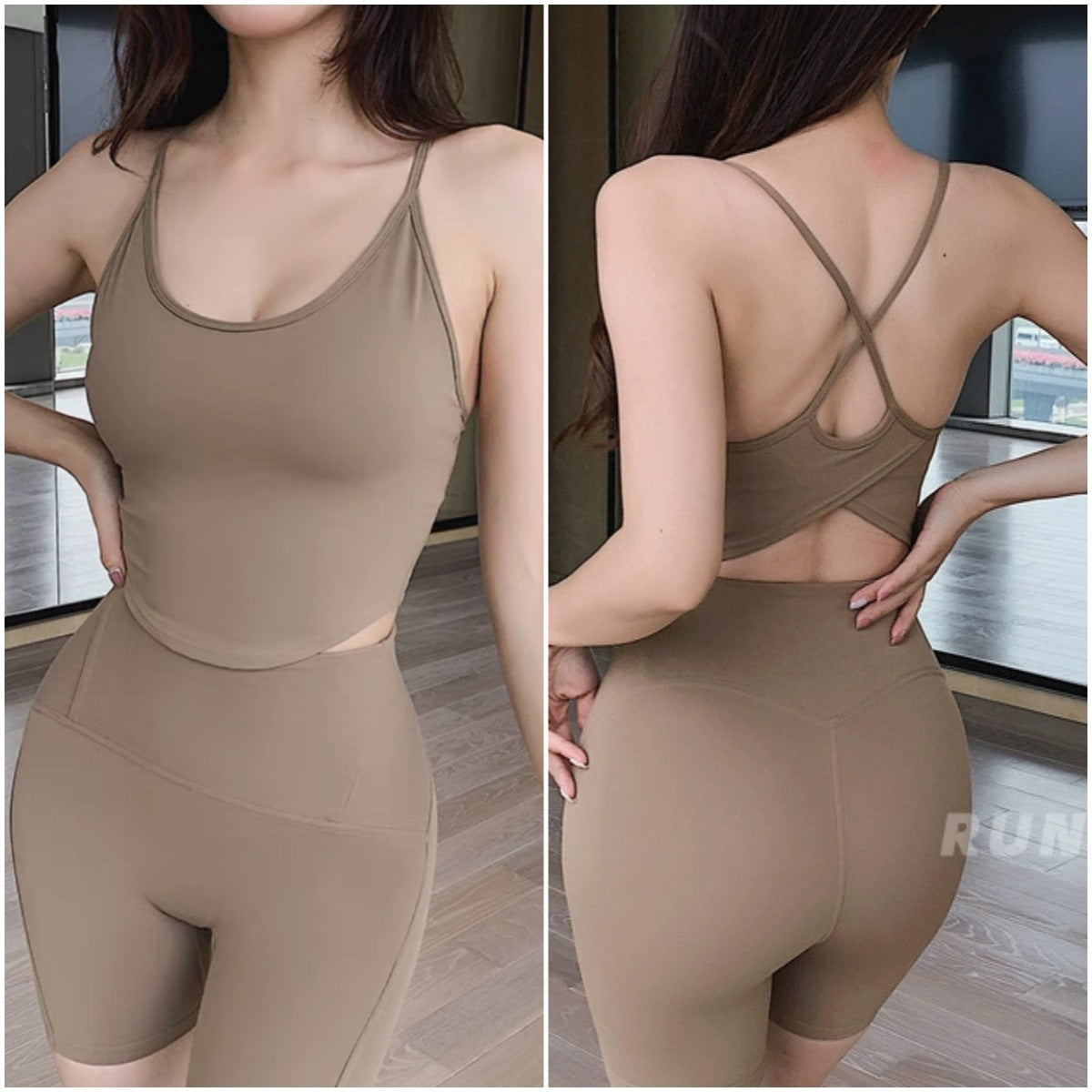 Integrated Chest Pad Push-up Quick-dry