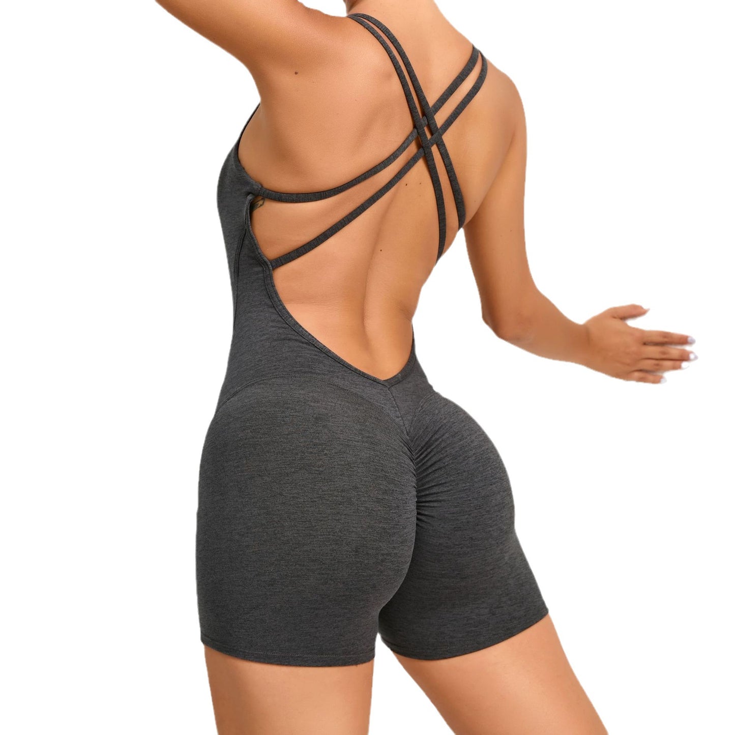 Quick-drying Fitness Pants Women's Training Dance Sports Yoga Jumpsuit