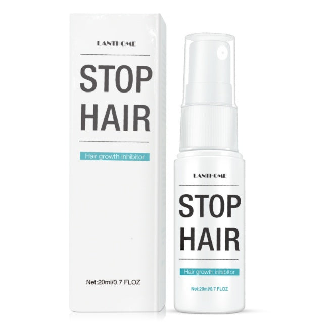 Hair growth inhibitory hair suppression spray gently moisturizes