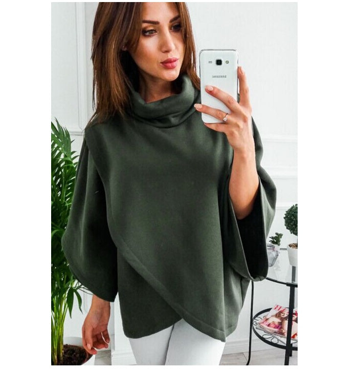 Amazon AliExpress / ebay Europe and the United States winter new warm jacket high collar sweater top