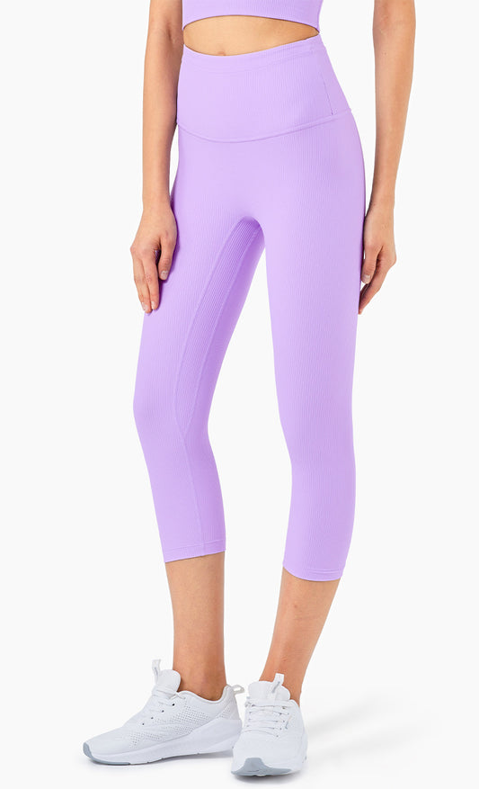 High-waisted Peach Hip-lifting Sports Fitness Cropped Pants