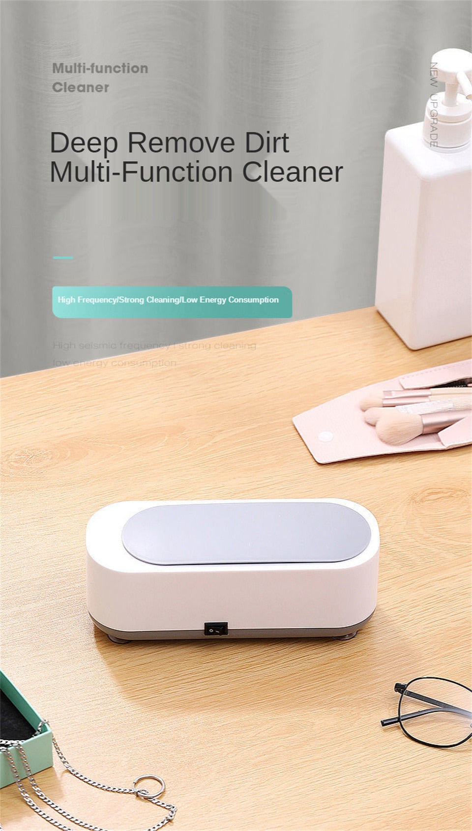 Ultrasonic Cleaner To Clean Glasses Wireless Cleaning Box