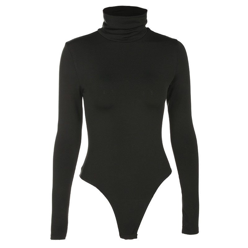 High-neck slim hip-lifting long-sleeved bodysuit