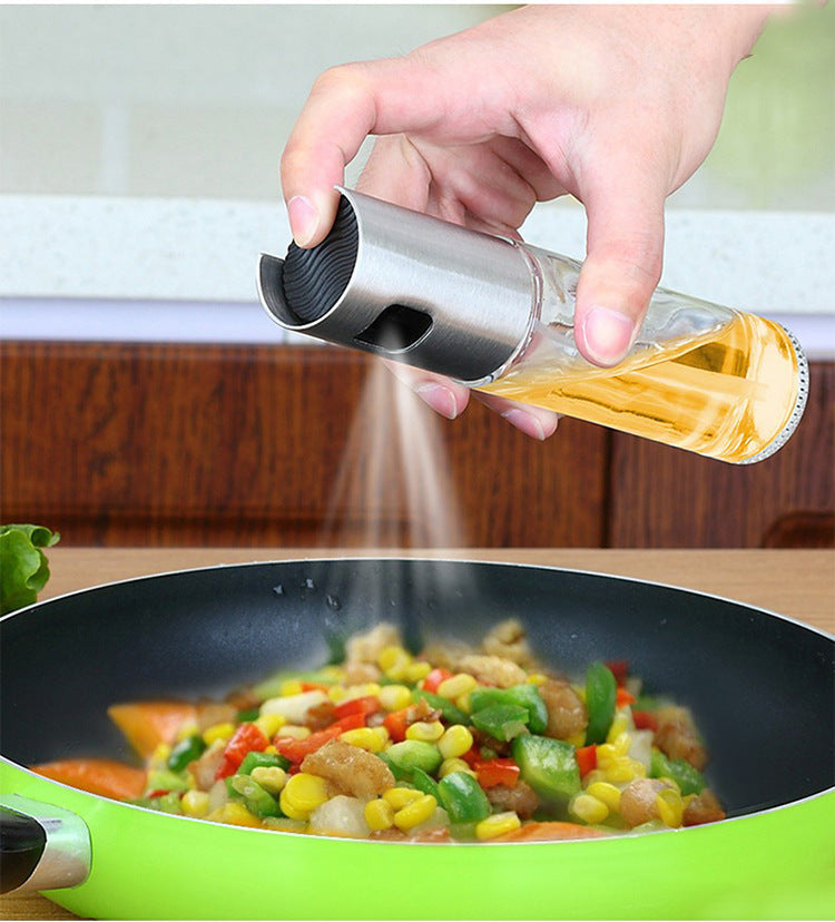 Home Finds - BBQ Healthy Kitchen Cooking Oil Vinegar Spray Bottle