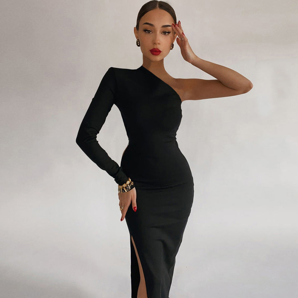 One-Size Split and Sleeve Dress