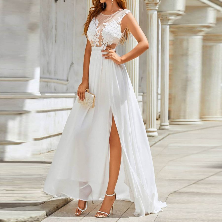 Chiffon Wedding Dress