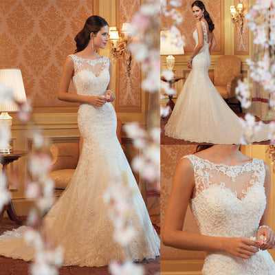 Sleeveless Bridal Dress