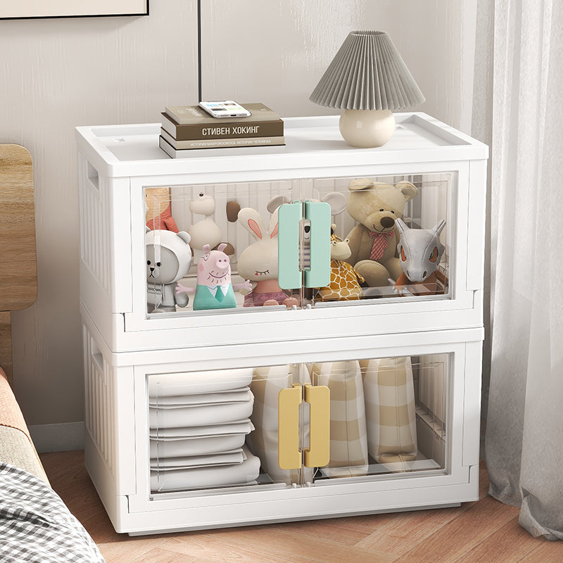 Home Finds - Folding Transparent Plastic Storage Box