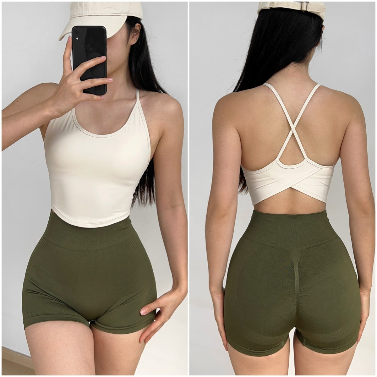 Integrated Chest Pad Push-up Quick-dry