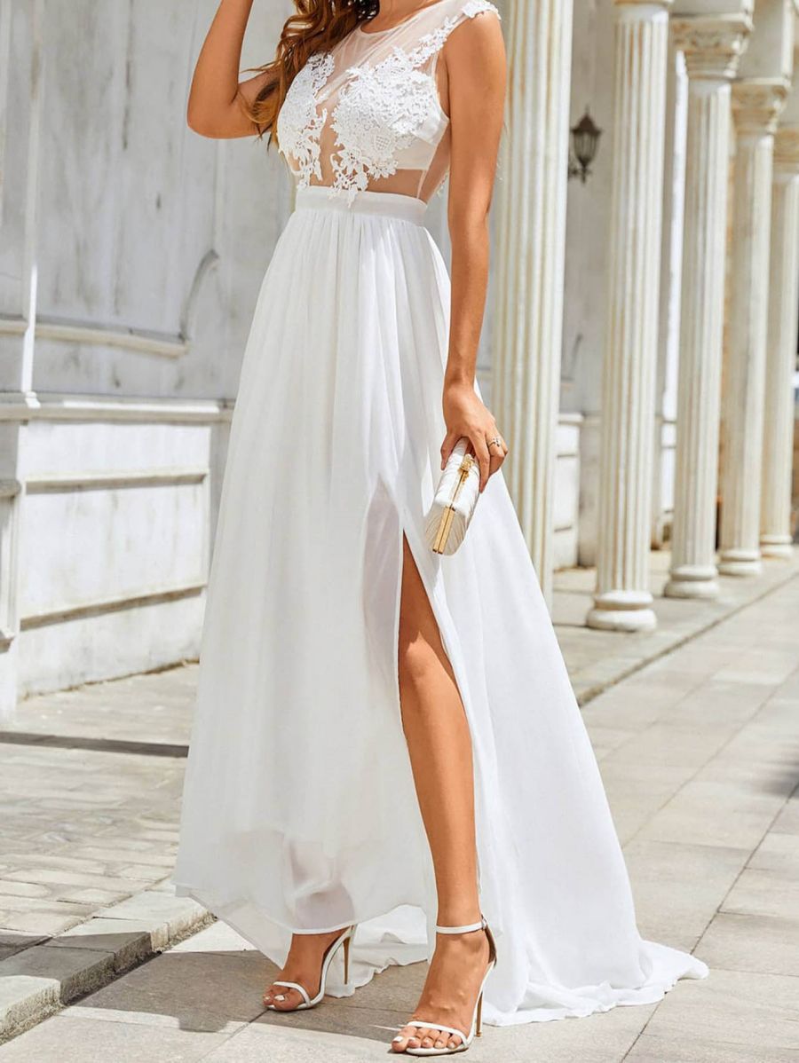 Chiffon Wedding Dress