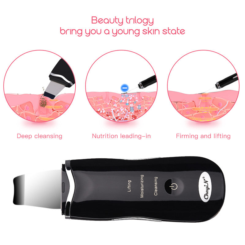 Ultrasonic Peeling Skin Care Beauty Facial Cleansing Instrument