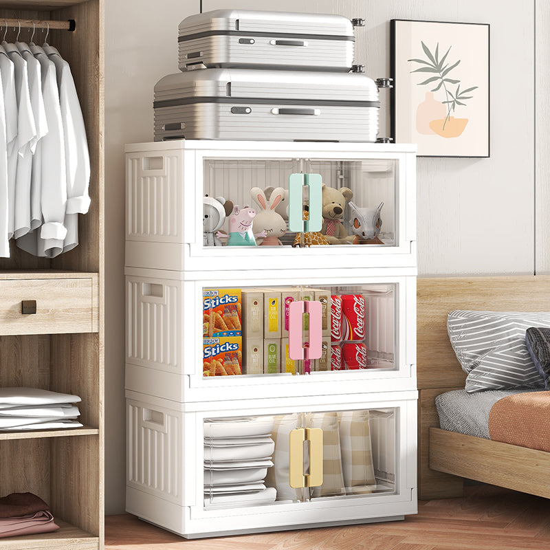 Home Finds - Folding Transparent Plastic Storage Box