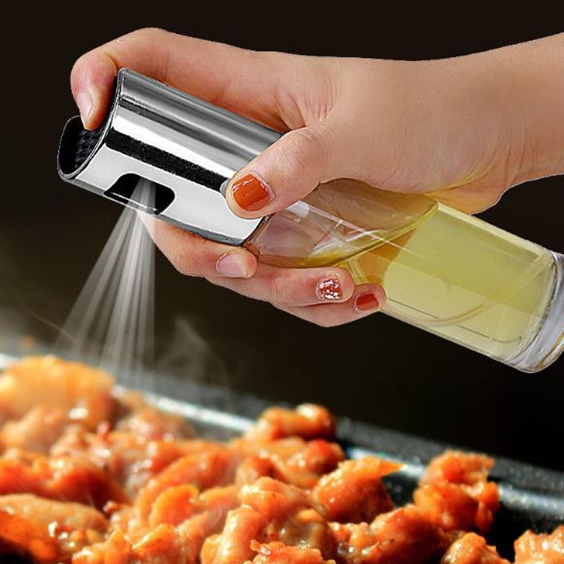 Home Finds - BBQ Healthy Kitchen Cooking Oil Vinegar Spray Bottle