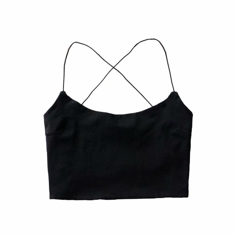 Super Fire Halter Cross Thin Rubber Band Strap Double Halter Sling