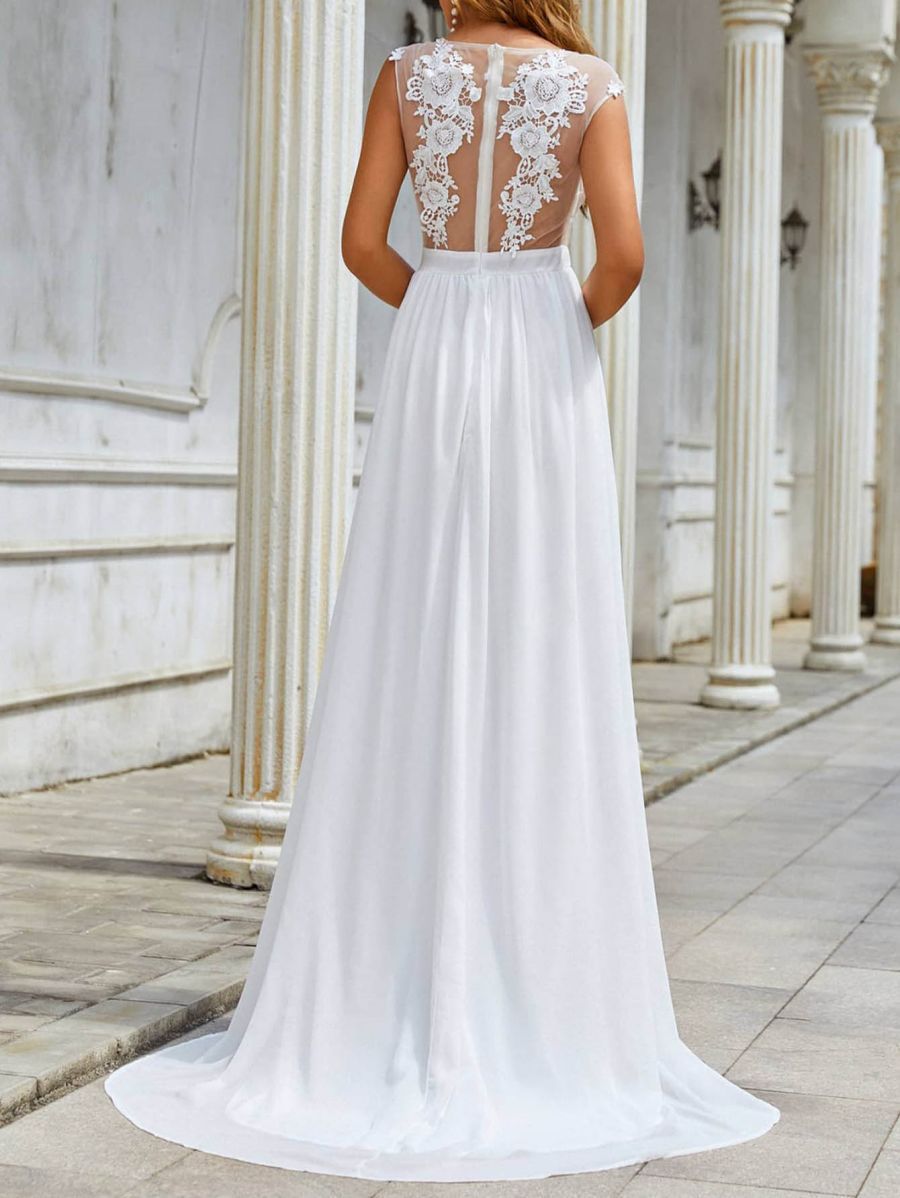 Chiffon Wedding Dress