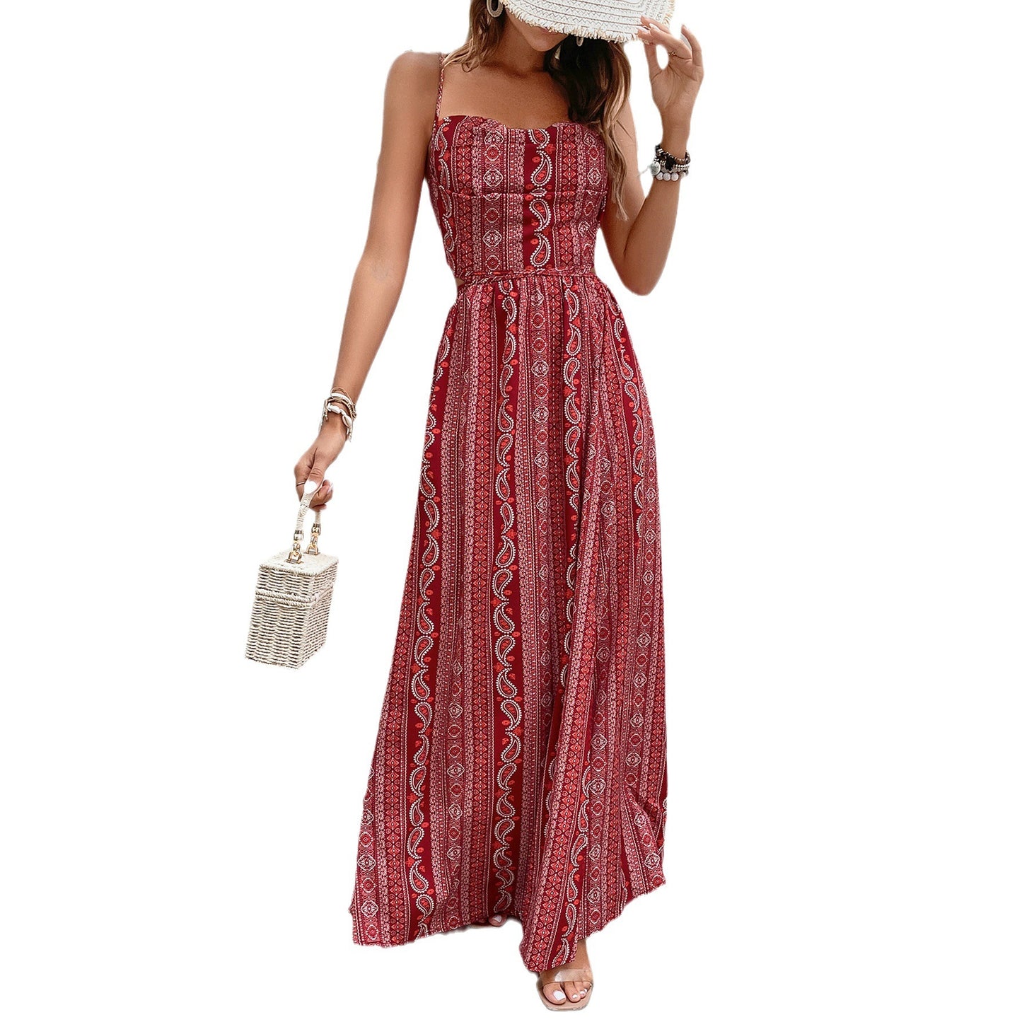 Slimming Bohemian Summer Slip Dress