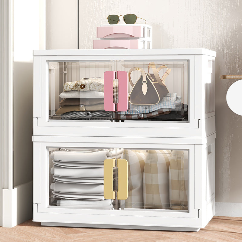 Home Finds - Folding Transparent Plastic Storage Box