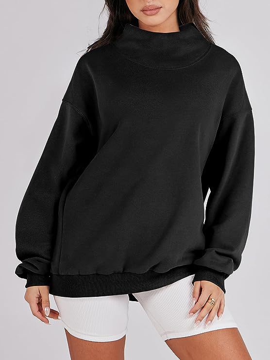 Solid Color Long Sleeve Pullover Top Ladies