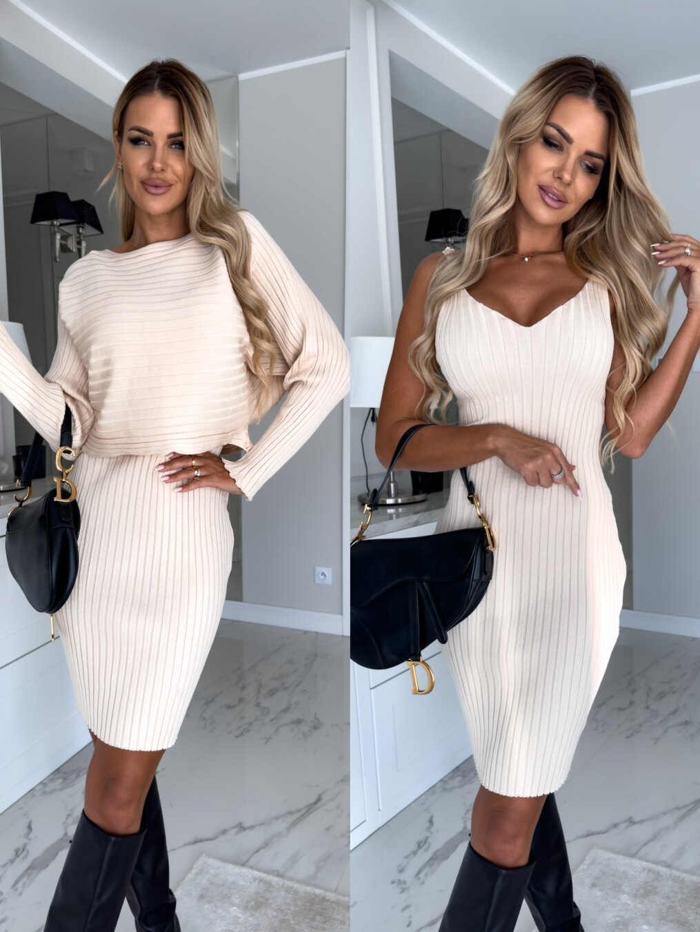 2 Piece Top And Suspender Dress
