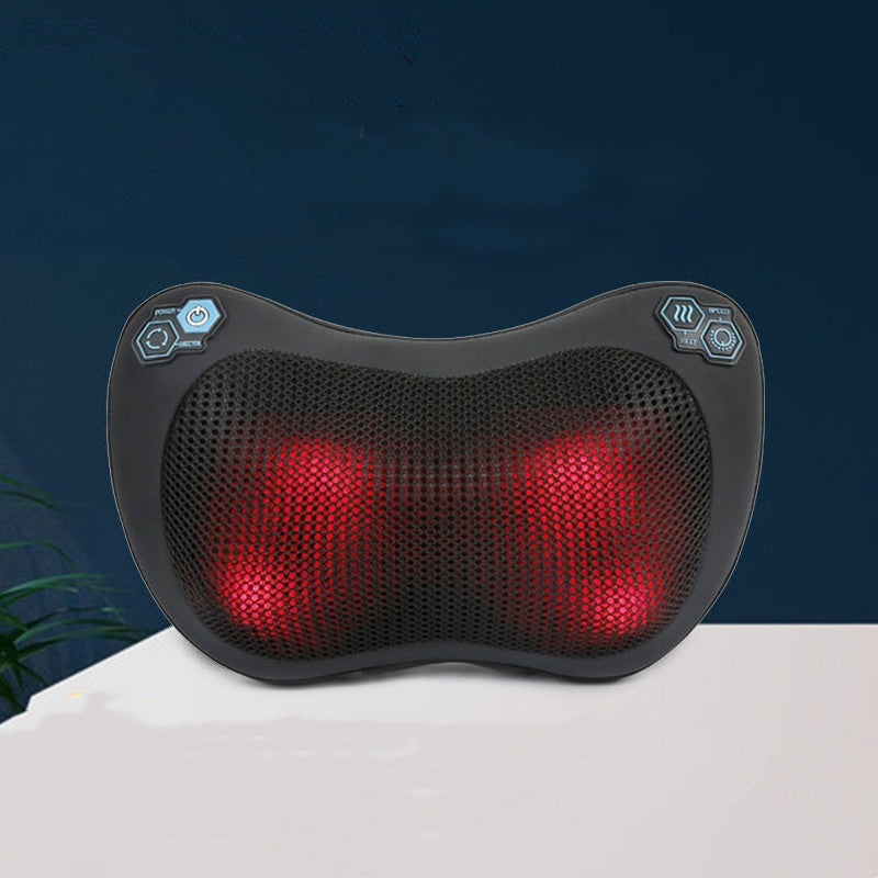 On-board Massage Pillow Infrared Physiotherapy Neck And Shoulder Multi-function