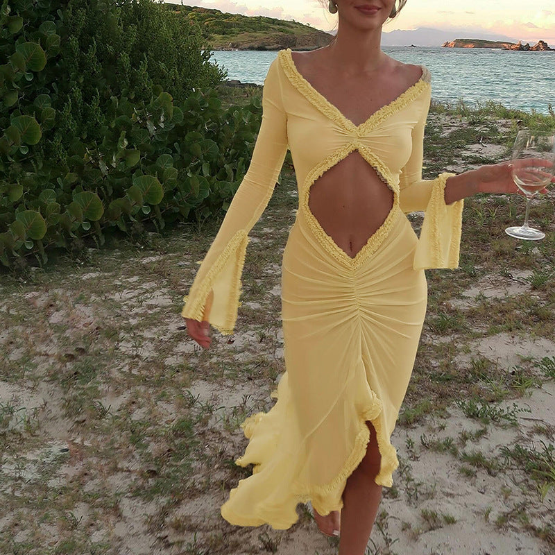 Kendall Jenner Hailey Bieber Beach Dress