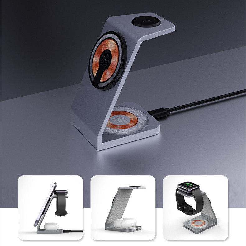 Three In One Wireless Magnetic Suction