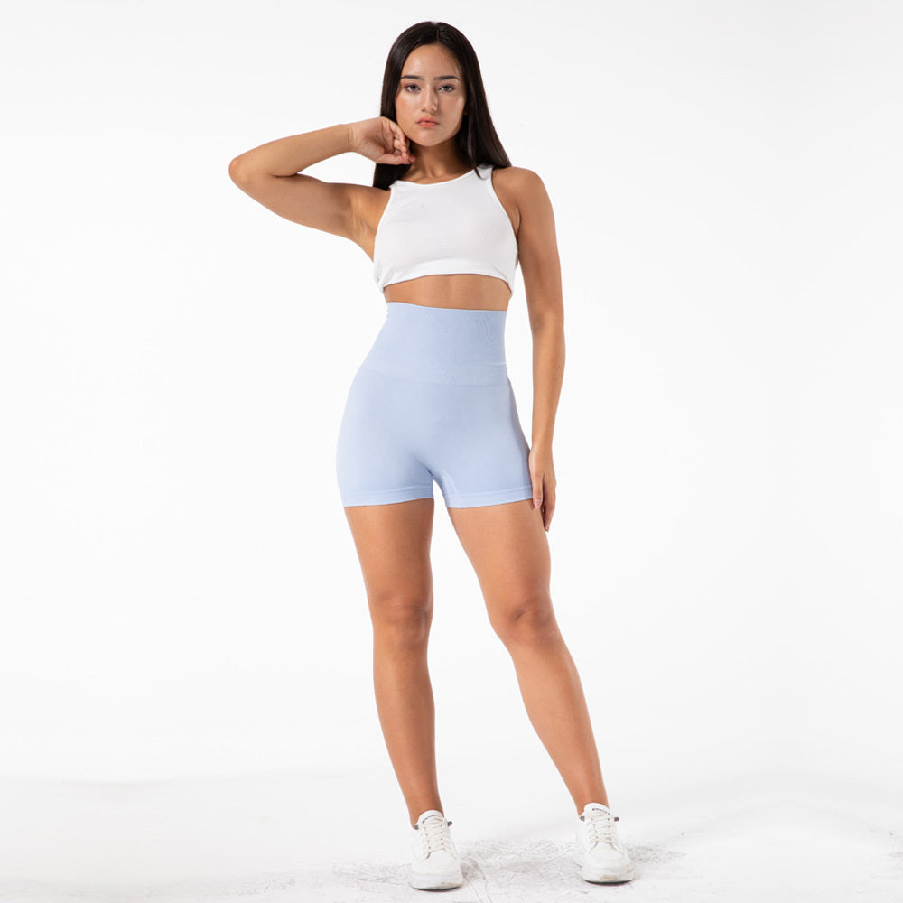 Seamless BabyBlue Gym Shorts