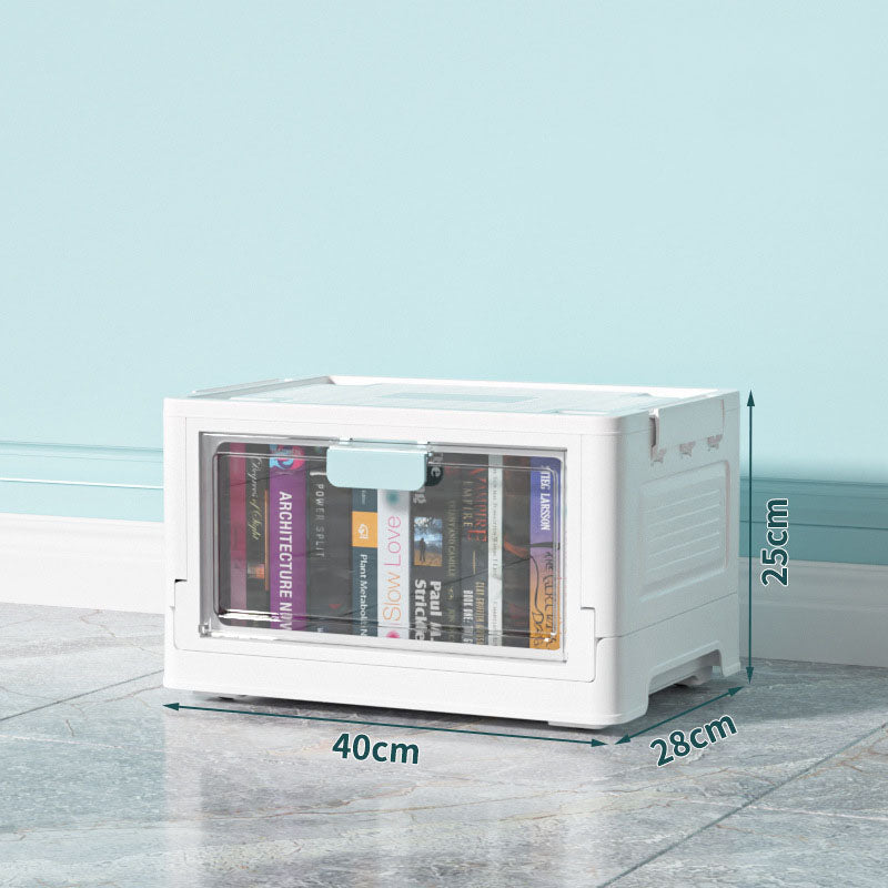 Home Finds - Folding Transparent Plastic Storage Box