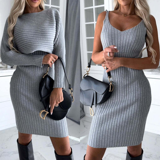 2 Piece Top And Suspender Dress