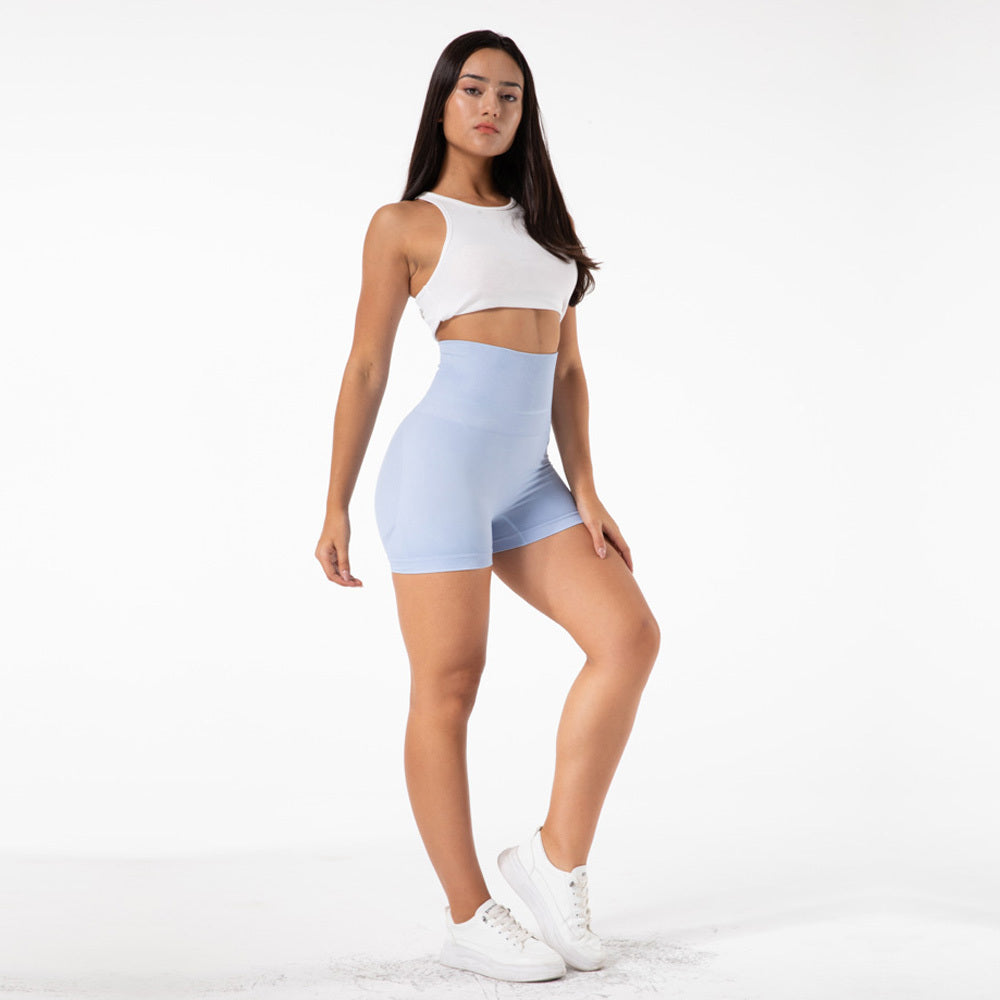 Seamless BabyBlue Gym Shorts