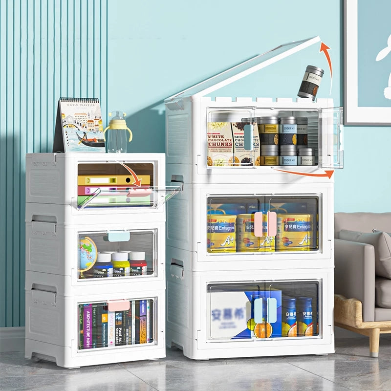 Home Finds - Folding Transparent Plastic Storage Box