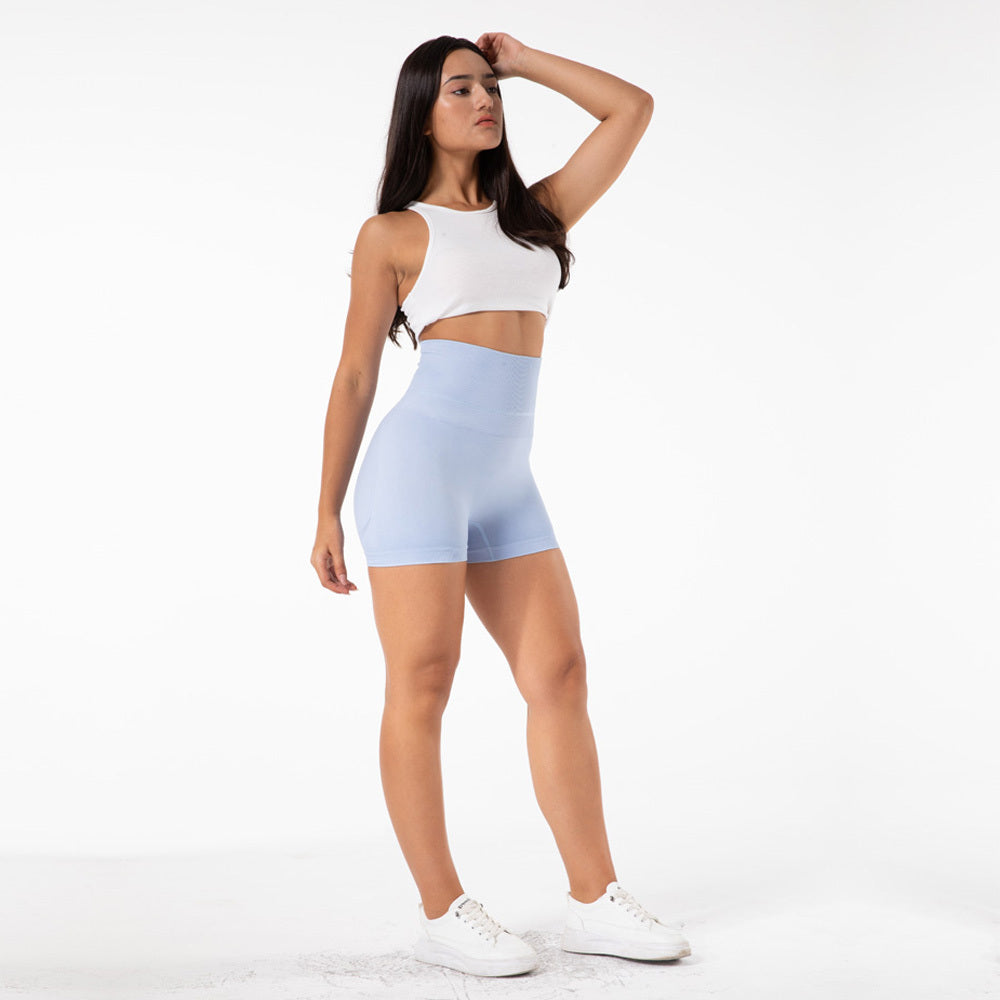 Seamless BabyBlue Gym Shorts